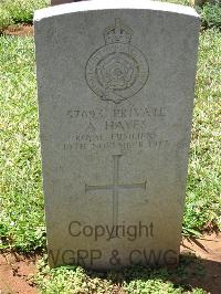 Dar Es Salaam War Cemetery - Hayes, A